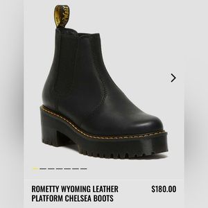 DOC MARTEN CHELSEA PLATFORM BOOTS !